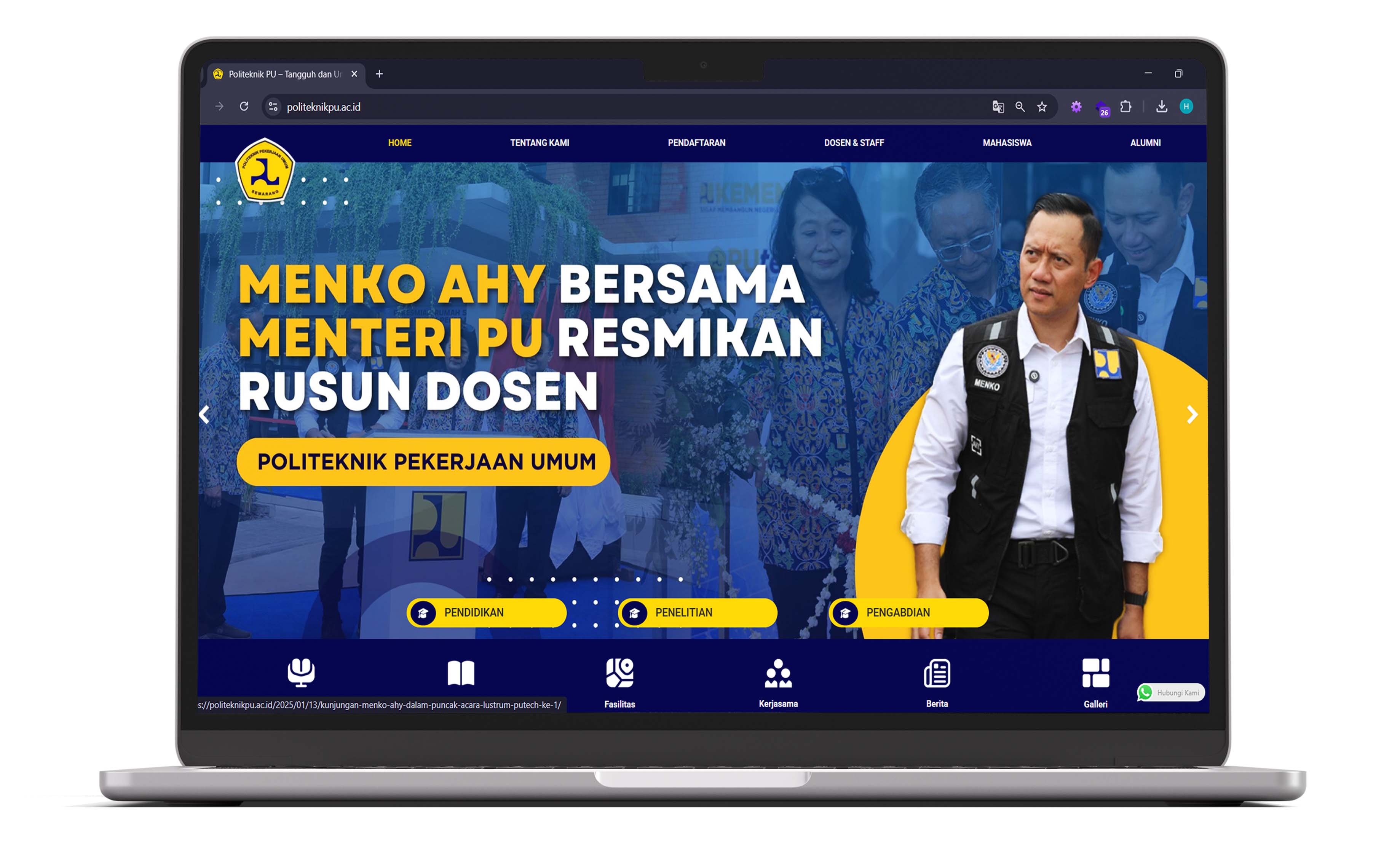 Website Politeknik PU